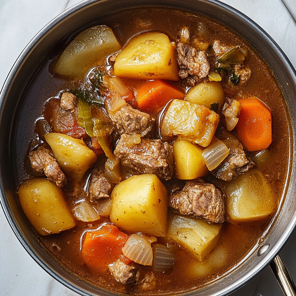Recipe preparation for Quick Irish Stew