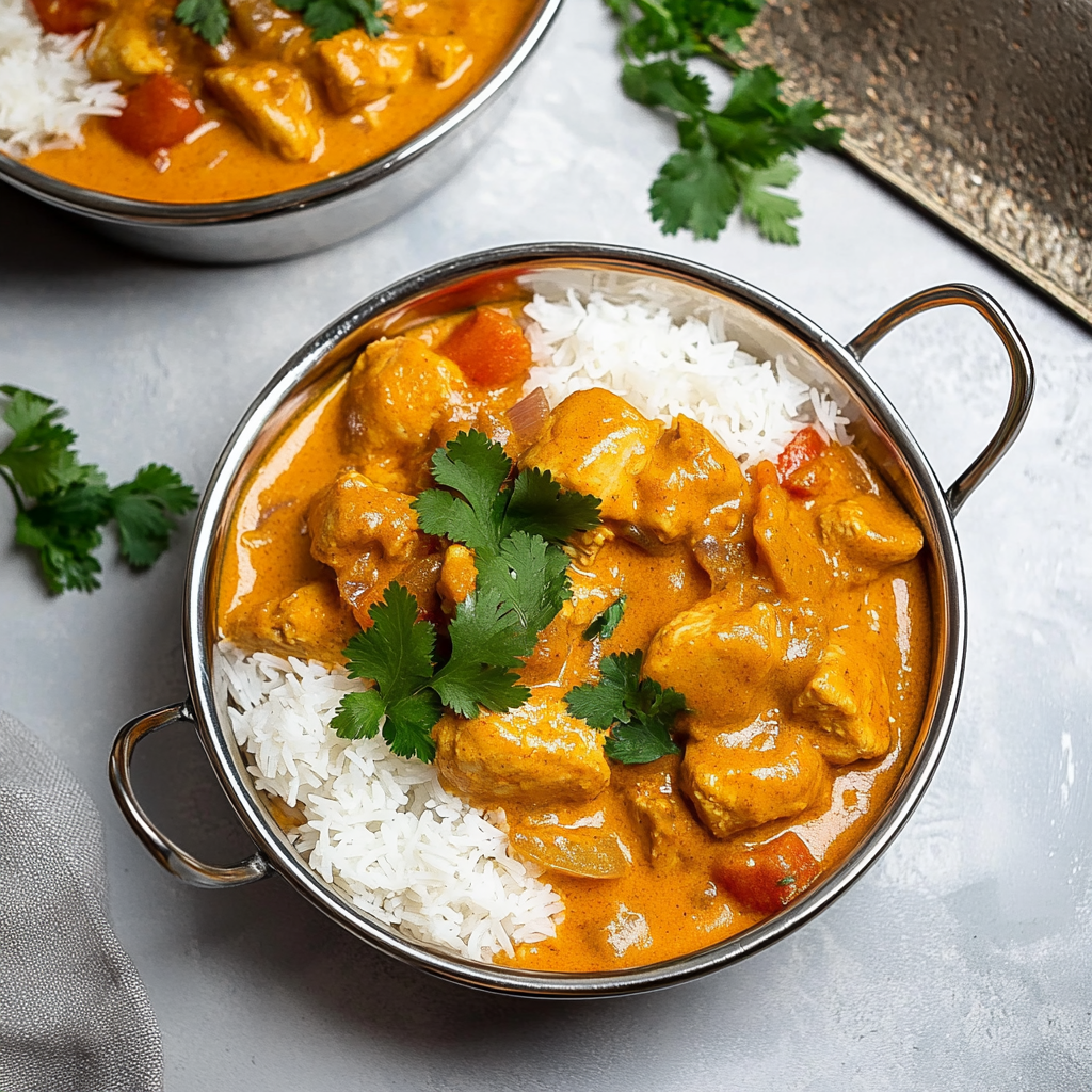Recipe preparation for Massaman Chicken Curry