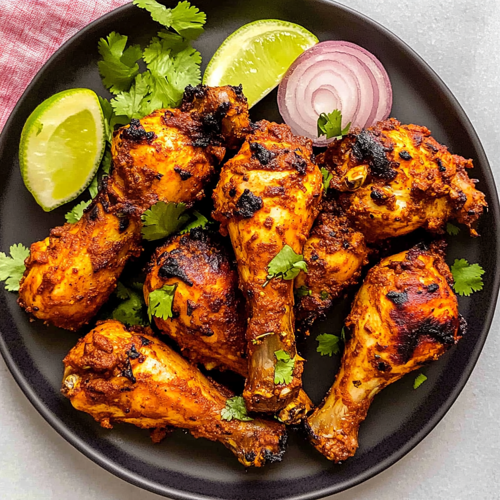 Recipe preparation for Tandoori Chicken