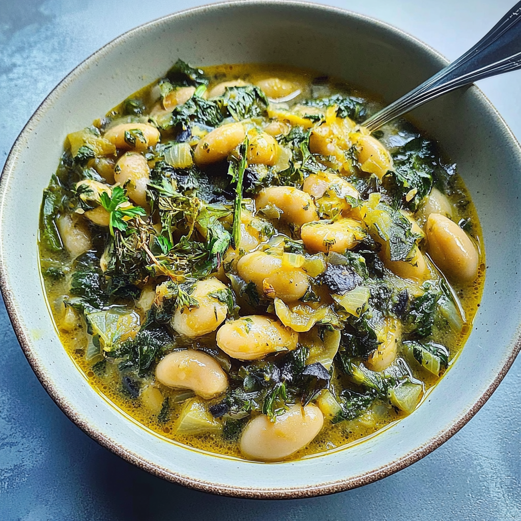 Recipe preparation for Warm Cannellini Bean and Fennel Stew