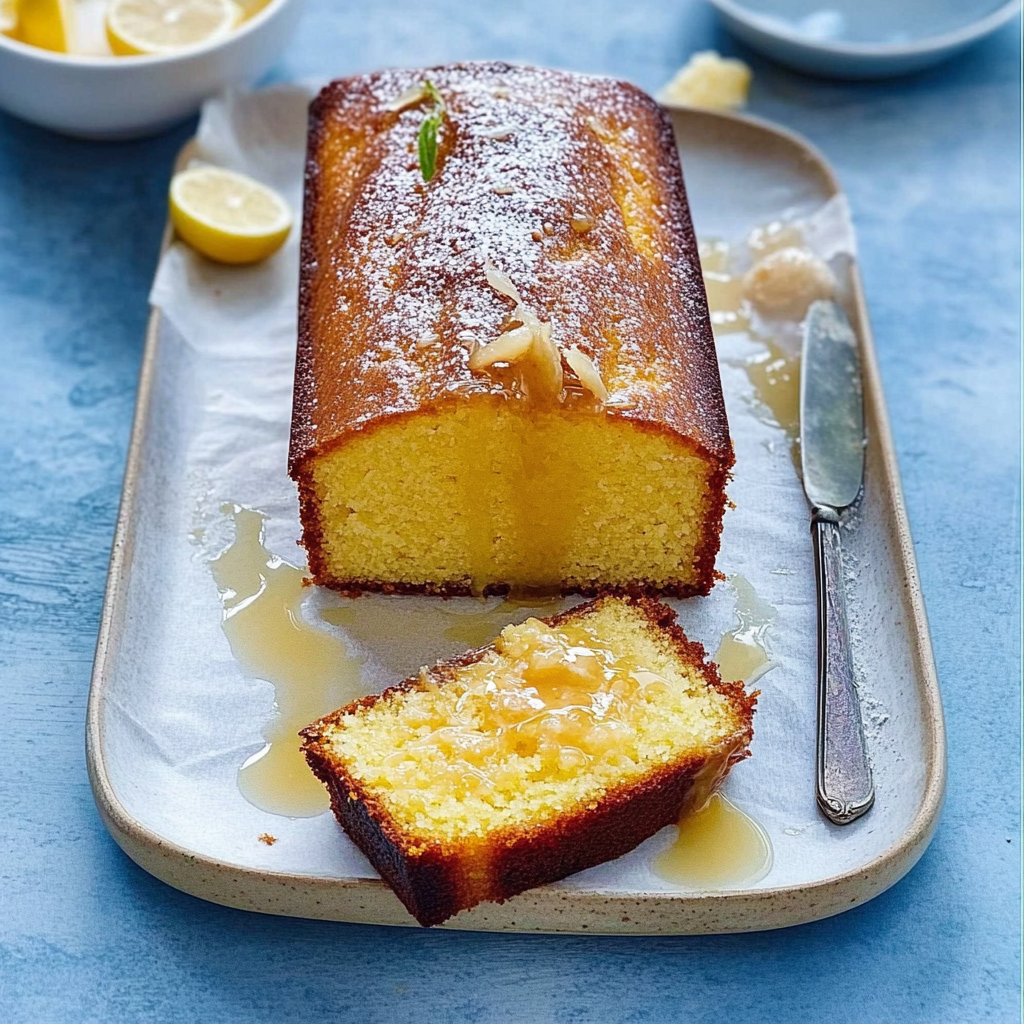 Recipe preparation for Lemon Loaf Cake