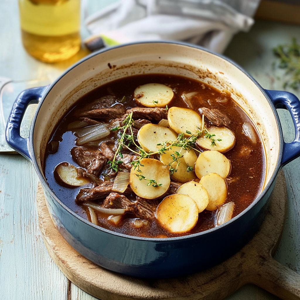 Recipe preparation for 5 Ingredient Beef Hot Pot