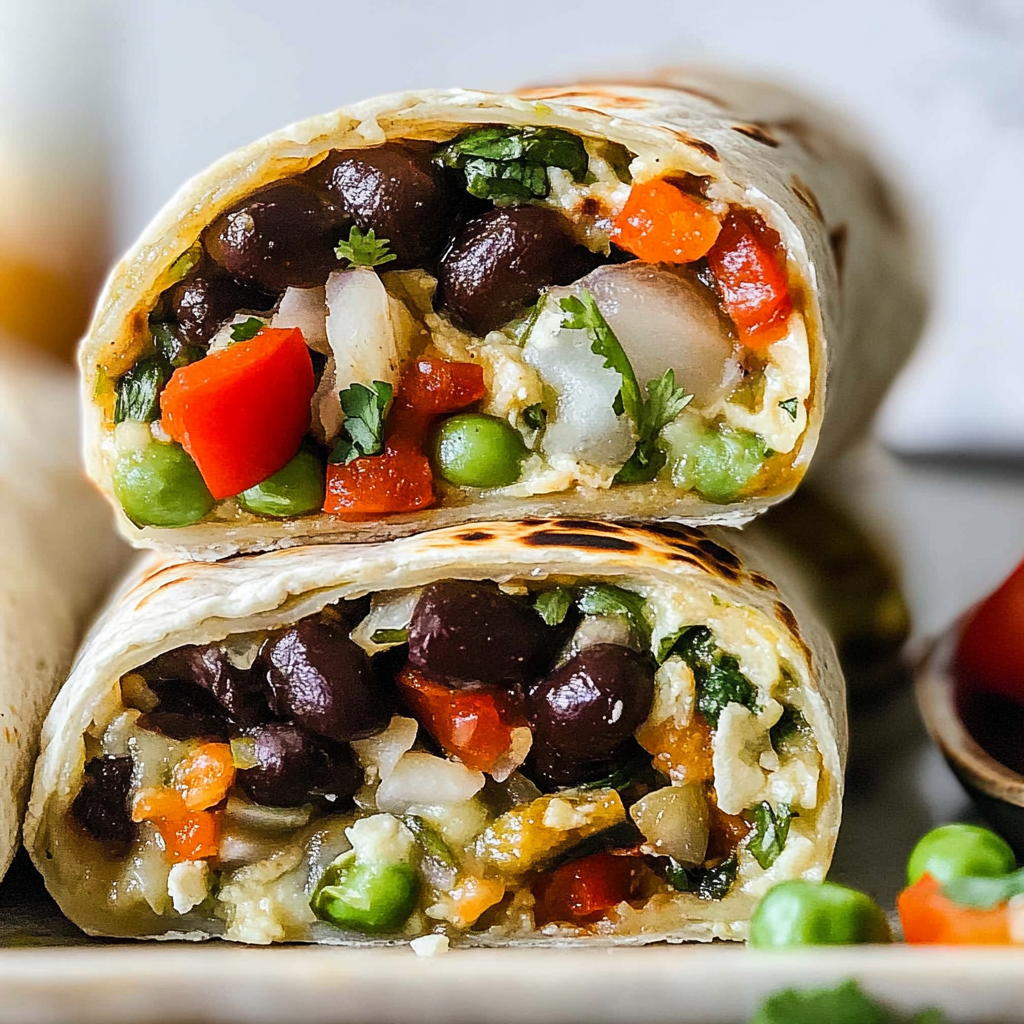 Recipe preparation for Veggie-Packed Burrito Bake