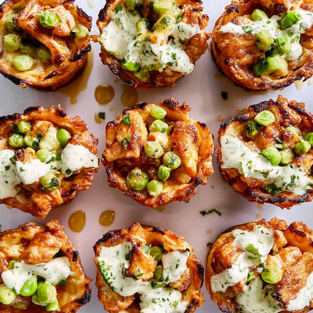 Recipe preparation for Buffalo Blitz Bites