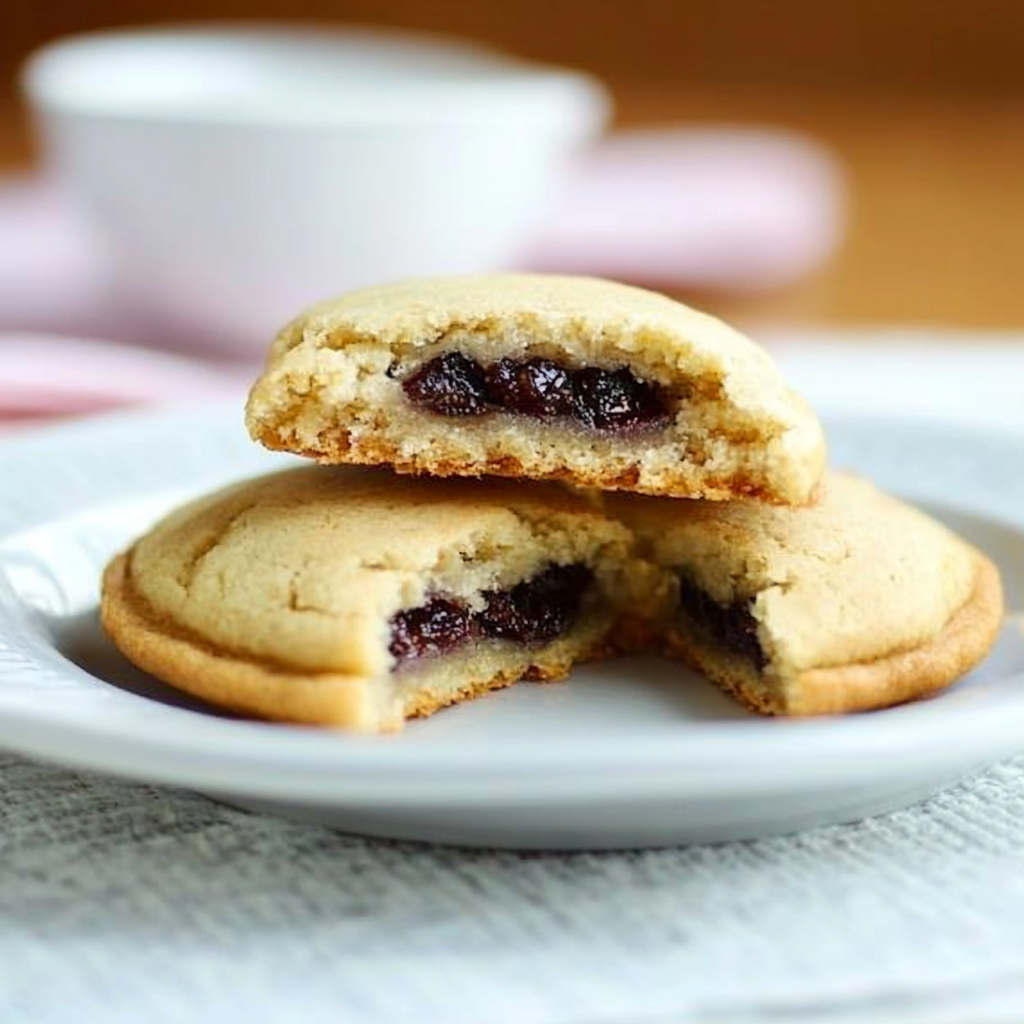 Recipe preparation for Old–Fashioned Raisin–Filled Cookies
