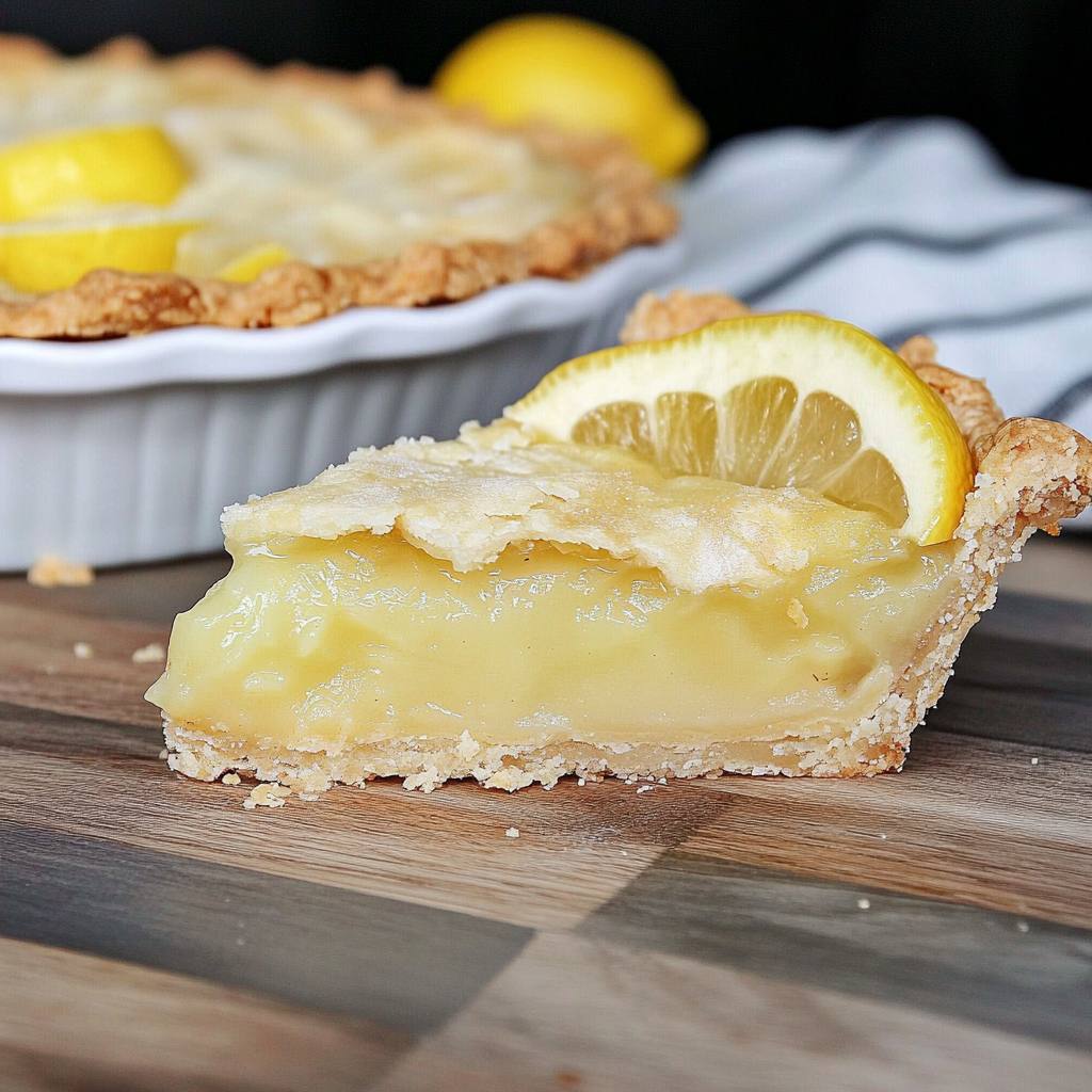 Recipe preparation for Double-Crusted Lemon Pie