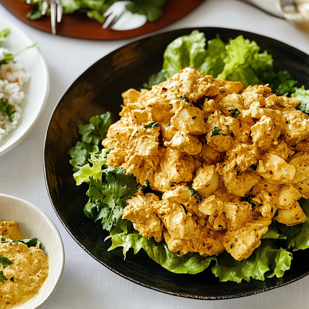 Recipe preparation for Coronation Chicken