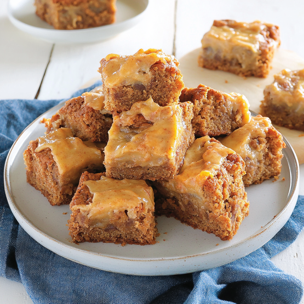 Recipe preparation for Carrot Cake Blondies