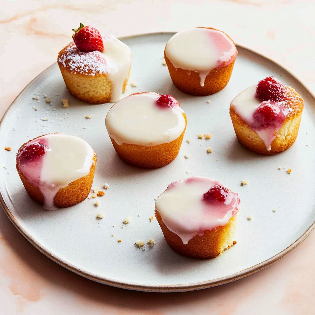 Recipe preparation for Strawberry Baby Cakes