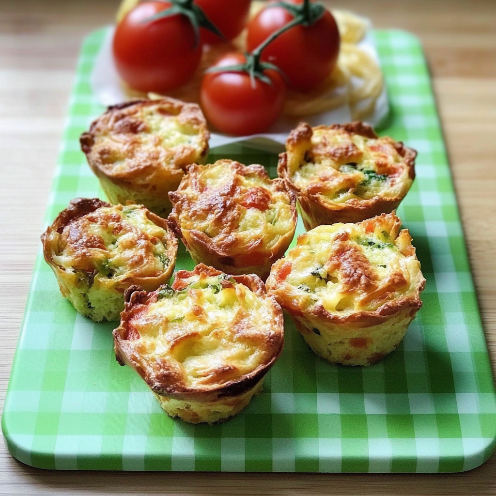 Recipe preparation for Carrot, Cheese, Tomato Muffins